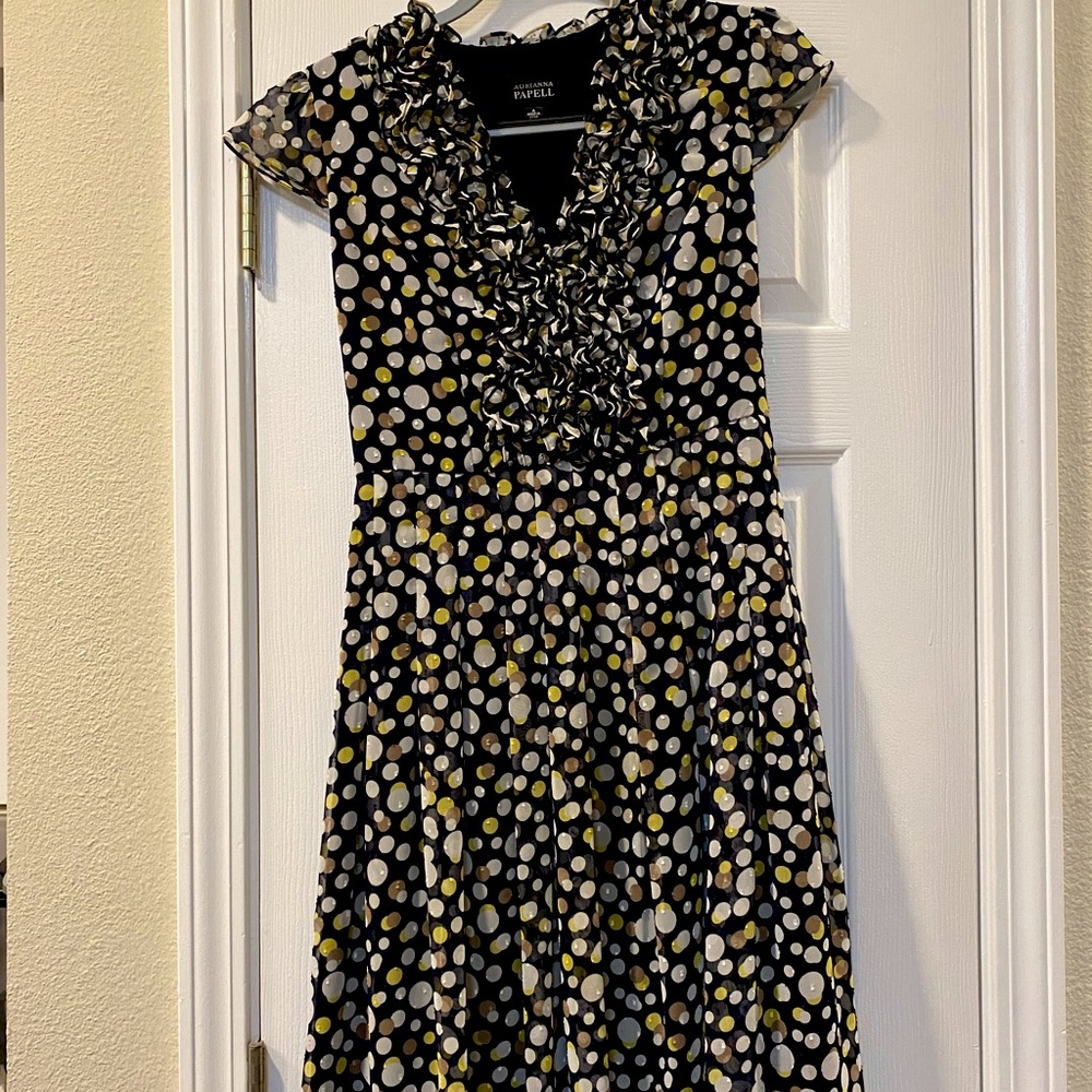 Adrianna Papell Polka Dot Dress
